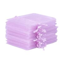 Organza bags 22 x 30 cm - light purple Large bags 22x30 cm