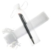 Organza bags 3,5 x 19 cm - white Small bags 3,5x19cm