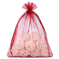 Organza bags 40 x 55 cm - burgundy Large bags 40x55 cm