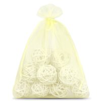 Organza bags 40 x 55 cm - ecru Large bags 40x55 cm