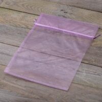 Organza bags 40 x 55 cm - light purple Fruit bags