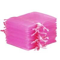 Organza bags 40 x 55 cm - pink Large bags 40x55 cm