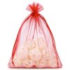 Organza bags 40 x 55 cm - red Large bags 40x55 cm
