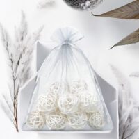 Organza bags 40 x 55 cm - silver Pouches silver / grey