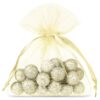 Organza bags 5 x 7 cm - ecru Small bags 5x7 cm