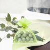 Organza bags 6 x 8 cm - green Green bags