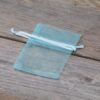 Organza bags 6 x 8 cm - light blue Easter