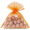 Organza bags 6 x 8 cm - orange Orange bags