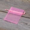 Organza bags 6 x 8 cm - pink Valentine's Day
