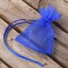 Organza bags 7 x 9 cm (SDB) - blue Blue bags