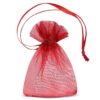 Organza bags 7 x 9 cm (SDB) - burgundy Burgundy bags