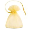 Organza bags 7 x 9 cm (SDB) - gold Gold bags