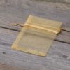 Organza bags 7 x 9 cm - gold Lavender and scented dried filling