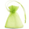 Organza bags 7 x 9 cm (SDB) - green Small bags 7x9 cm