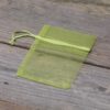 Organza bags 7 x 9 cm (SDB) - green Organza bags
