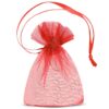Organza bags 7 x 9 cm (SDB) - red Small bags 7x9 cm