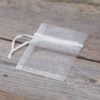Organza bags 7 x 9 cm (SDB) - white White bags