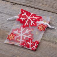 Organza bags 8 x 10 cm - Christmas / 1 All products