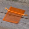 Organza bags 8 x 10 cm - orange Halloween