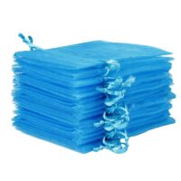 Organza bags 8 x 10 cm - turquoise Small bags 8x10 cm