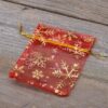 Organza bags 8 x 10 cm - Christmas Application