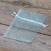 Organza bags 9 x 12 cm - light blue Baby Shower