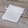 Satin bag 8 x 10 cm - white Small bags