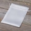 Satin bags 13 x 18 cm - white White bags