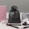 Satin bags 15 x 20 cm - black Medium bags