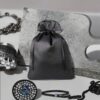 Satin bags 15 x 20 cm - black Candles