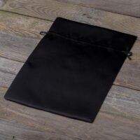 Satin bags 26 x 35 cm - black Halloween