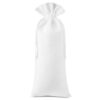Velvet pouch 16 x 37 cm - white Medium bags 16x37 cm