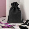 Velvet pouches 15 x 20 cm - black Soaps