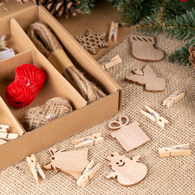 Advent calendar decoration set